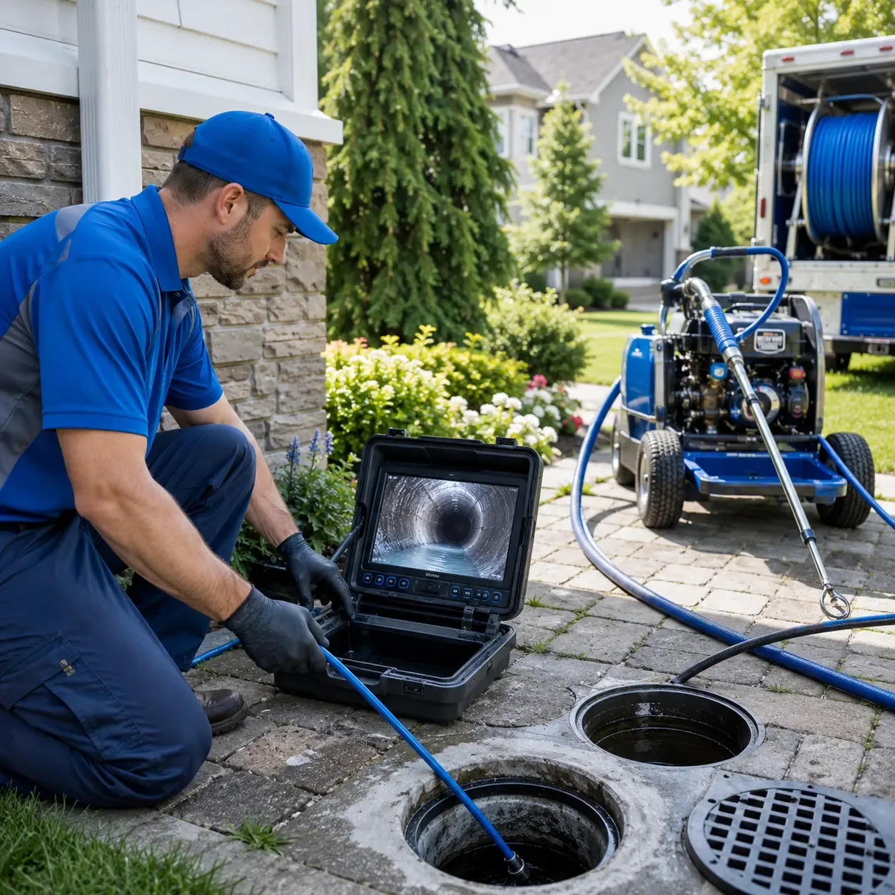 Outdoor drain cleaning professionals serving Hannibal, OH