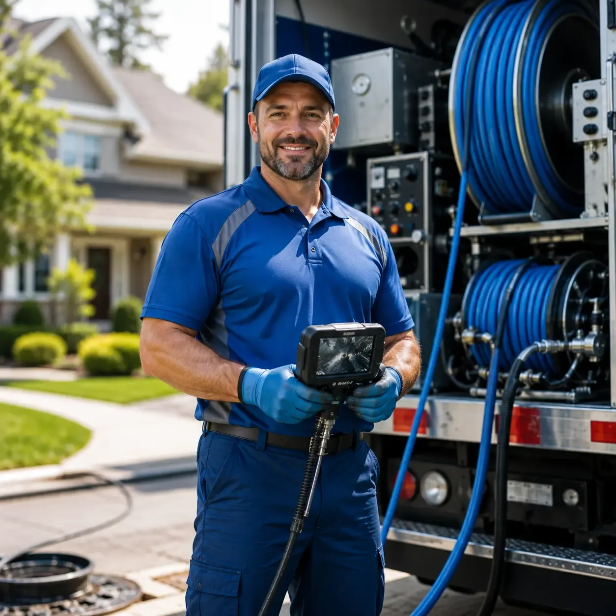 Local outdoor drain cleaning specialists in Hannibal, OH